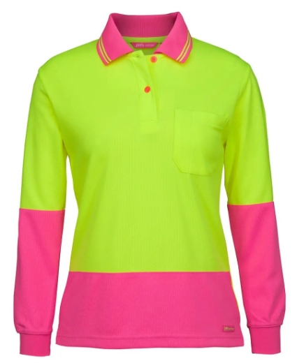 Picture of JB's Wear, Ladies HV L/S Comfort Polo